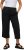 Ulla Popken Cropped Ruby Fit Pants Black - Τζιν & Παντελόνια για Γυναίκες σε Μεγάλες Μεγέθη – Plus Size - 