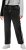 Ulla Popken Side Stripe Stretch Fit Boyfriend Jeans Black - Τζιν & Παντελόνια για Γυναίκες σε Μεγάλες Μεγέθη – Plus Size - 