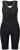 Ulla Popken Padded Cycling Zip Front Bodysuit Black - Τζιν & Παντελόνια για Γυναίκες σε Μεγάλες Μεγέθη – Plus Size - 
