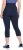 Ulla Popken Cropped High Waisted Leggings Navy - Τζιν & Παντελόνια για Γυναίκες σε Μεγάλες Μεγέθη – Plus Size - 