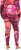 Ulla Popken Abstract Print Ski Leggings Red - Τζιν & Παντελόνια για Γυναίκες σε Μεγάλες Μεγέθη – Plus Size - 
