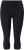 Ulla Popken Cropped Sports Leggings Black - Τζιν & Παντελόνια για Γυναίκες σε Μεγάλες Μεγέθη – Plus Size - 