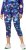 Ulla Popken Neon Bubble Quick Dry Leggings Blue - Τζιν & Παντελόνια για Γυναίκες σε Μεγάλες Μεγέθη – Plus Size - 