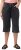 Ulla Popken Denim Acid Wash Bermuda Shorts Black - Τζιν & Παντελόνια για Γυναίκες σε Μεγάλες Μεγέθη – Plus Size - 