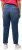 Ulla Popken Rhinestone Detail Stretch Fit Skinny Jeans Blue Denim - Τζιν & Παντελόνια για Γυναίκες σε Μεγάλες Μεγέθη – Plus Size - 