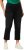 Ulla Popken Sienna Crop Stretch Jeans Black - Τζιν & Παντελόνια για Γυναίκες σε Μεγάλες Μεγέθη – Plus Size - 