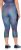 Ulla Popken Quick Dry Cropped Geometric Print Leggings Grey - Τζιν & Παντελόνια για Γυναίκες σε Μεγάλες Μεγέθη – Plus Size - 