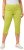 Ulla Popken Stretch Fit Raw Hem Capris Pistachio - Τζιν & Παντελόνια για Γυναίκες σε Μεγάλες Μεγέθη – Plus Size - 