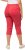 Ulla Popken Stretch Fit Raw Hem Capris Dark Coral - Τζιν & Παντελόνια για Γυναίκες σε Μεγάλες Μεγέθη – Plus Size - 