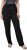 Ulla Popken Speckled Crepe Pull On Pants Black - Τζιν & Παντελόνια για Γυναίκες σε Μεγάλες Μεγέθη – Plus Size - 