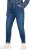 Ulla Popken Rivet Detail Mom Jeans Blue - Τζιν & Παντελόνια για Γυναίκες σε Μεγάλες Μεγέθη – Plus Size - 