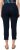 Ulla Popken Cropped Raw Hem Jeggings Denim Blue - Τζιν & Παντελόνια για Γυναίκες σε Μεγάλες Μεγέθη – Plus Size - 