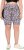Ulla Popken Leopard Print Quick Drying Shorts Black - Τζιν & Παντελόνια για Γυναίκες σε Μεγάλες Μεγέθη – Plus Size - 