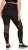 Ulla Popken Mesh Panel Leggings Black - Τζιν & Παντελόνια για Γυναίκες σε Μεγάλες Μεγέθη – Plus Size - 