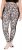 Ulla Popken Leopard Print Quick Drying Leggings Black - Τζιν & Παντελόνια για Γυναίκες σε Μεγάλες Μεγέθη – Plus Size - 