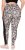 Ulla Popken Leopard Print Quick Drying Leggings Black - Τζιν & Παντελόνια για Γυναίκες σε Μεγάλες Μεγέθη – Plus Size - 
