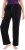 Ulla Popken Fleece Loungewear Pants Black - Τζιν & Παντελόνια για Γυναίκες σε Μεγάλες Μεγέθη – Plus Size - 