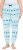 Ulla Popken Alpine Striped Plush Loungewear Pants Blue - Τζιν & Παντελόνια για Γυναίκες σε Μεγάλες Μεγέθη – Plus Size - 