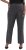 Ulla Popken Sparkling Pinstripe Elastic Waist Pants Black - Τζιν & Παντελόνια για Γυναίκες σε Μεγάλες Μεγέθη – Plus Size - 