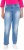 Ulla Popken Tapered Leg Lightly Distressed Jeans Blue Denim - Τζιν & Παντελόνια για Γυναίκες σε Μεγάλες Μεγέθη – Plus Size - 