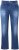 Ulla Popken Tapered Leg Lightly Distressed Jeans Denim Blue - Τζιν & Παντελόνια για Γυναίκες σε Μεγάλες Μεγέθη – Plus Size - 
