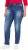 Ulla Popken Tapered Leg Lightly Distressed Jeans Denim Blue - Τζιν & Παντελόνια για Γυναίκες σε Μεγάλες Μεγέθη – Plus Size - 