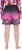 Ulla Popken Active Wide Leg Elastic Waist Palm Tree Pattern Mesh Shorts Black - Τζιν & Παντελόνια για Γυναίκες σε Μεγάλες Μεγέθη – Plus Size - 
