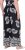 Ulla Popken Fossil Print Elastic Waist Palazzo Pants Black - Τζιν & Παντελόνια για Γυναίκες σε Μεγάλες Μεγέθη – Plus Size - 