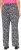 Ulla Popken Leopard Print Elastic Waist Pants Black - Τζιν & Παντελόνια για Γυναίκες σε Μεγάλες Μεγέθη – Plus Size - 
