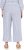 Ulla Popken Coastal Stripe Linen Blend Elastic Waist Culottes Blue - Τζιν & Παντελόνια για Γυναίκες σε Μεγάλες Μεγέθη – Plus Size - 