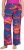 Ulla Popken Abstract Sunset Elastic Waist Palazzo Pants Orange - Τζιν & Παντελόνια για Γυναίκες σε Μεγάλες Μεγέθη – Plus Size - 