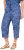 Ulla Popken Italy Print Elastic Waist Culottes Blue - Τζιν & Παντελόνια για Γυναίκες σε Μεγάλες Μεγέθη – Plus Size - 