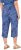 Ulla Popken Italy Print Elastic Waist Culottes Blue - Τζιν & Παντελόνια για Γυναίκες σε Μεγάλες Μεγέθη – Plus Size - 