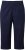 Ulla Popken Stretch Fit Paper Bag Culottes Navy - Τζιν & Παντελόνια για Γυναίκες σε Μεγάλες Μεγέθη – Plus Size - 