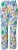 Ulla Popken Italy Print Elastic Waist Pants White - Τζιν & Παντελόνια για Γυναίκες σε Μεγάλες Μεγέθη – Plus Size - 