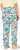 Ulla Popken Italy Print Elastic Waist Pants White - Τζιν & Παντελόνια για Γυναίκες σε Μεγάλες Μεγέθη – Plus Size - 