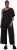 Ulla Popken Asymmetric Lace Panel Jumpsuit Black - Τζιν & Παντελόνια για Γυναίκες σε Μεγάλες Μεγέθη – Plus Size - 