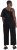 Ulla Popken Asymmetric Lace Panel Jumpsuit Black - Τζιν & Παντελόνια για Γυναίκες σε Μεγάλες Μεγέθη – Plus Size - 