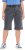 Ulla Popken Indigo Dyed Elastic Waist Jersey Shorts Black - Τζιν & Παντελόνια για Γυναίκες σε Μεγάλες Μεγέθη – Plus Size - 