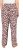 Ulla Popken Leopard Print Elastic Waist Pants White - Τζιν & Παντελόνια για Γυναίκες σε Μεγάλες Μεγέθη – Plus Size - 