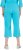 Ulla Popken Textured Elastic Waist Cropped Pants Deep Aqua - Τζιν & Παντελόνια για Γυναίκες σε Μεγάλες Μεγέθη – Plus Size - 