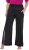 Ulla Popken Split Leg Uv Protective Pants Black - Τζιν & Παντελόνια για Γυναίκες σε Μεγάλες Μεγέθη – Plus Size - 