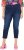 Ulla Popken Cropped Denim Look Stretch Fit Leggings Denim Blue - Τζιν & Παντελόνια για Γυναίκες σε Μεγάλες Μεγέθη – Plus Size - 