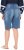 Ulla Popken Denim Wide Leg Elastic Waist Bermuda Shorts Blue Denim - Τζιν & Παντελόνια για Γυναίκες σε Μεγάλες Μεγέθη – Plus Size - 