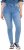 Ulla Popken Drawstring Jeggings Blue Denim - Τζιν & Παντελόνια για Γυναίκες σε Μεγάλες Μεγέθη – Plus Size - 