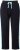 Ulla Popken Side Stripe Elastic Waist Joggers Black - Τζιν & Παντελόνια για Γυναίκες σε Μεγάλες Μεγέθη – Plus Size - 