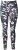 Ulla Popken Leopard Print Quick Drying Leggings Black - Τζιν & Παντελόνια για Γυναίκες σε Μεγάλες Μεγέθη – Plus Size - 
