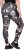 Ulla Popken Abstract Print Quick Dry Sports Leggings Black - Τζιν & Παντελόνια για Γυναίκες σε Μεγάλες Μεγέθη – Plus Size - 