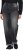Ulla Popken Rivet Studded Stretch Fit Jeans Black - Τζιν & Παντελόνια για Γυναίκες σε Μεγάλες Μεγέθη – Plus Size - 