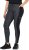 Ulla Popken Quick Drying Leopard Print Sport Leggings Black - Τζιν & Παντελόνια για Γυναίκες σε Μεγάλες Μεγέθη – Plus Size - 